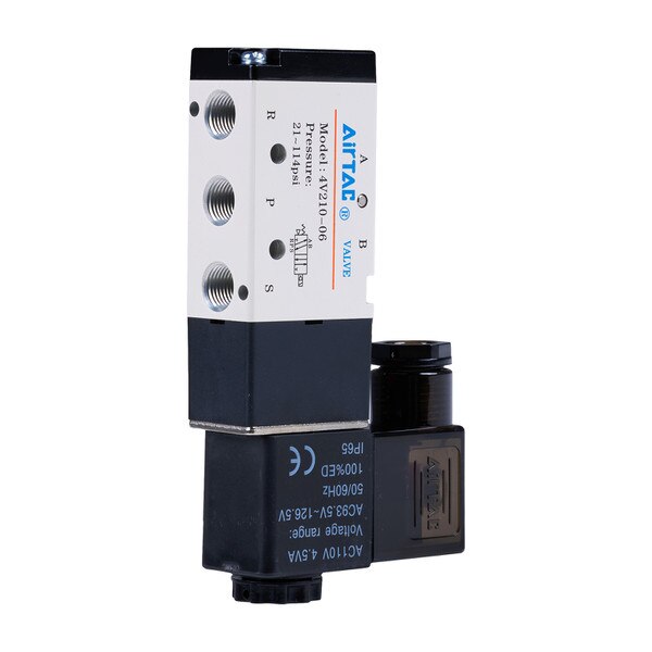 front-bottom view of the solenoid